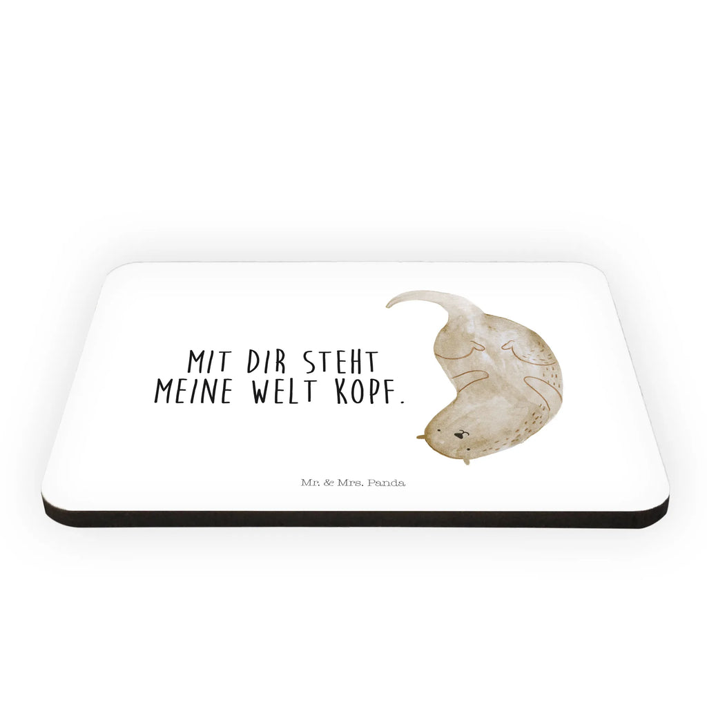 Magnet Otter kopfüber Kühlschrankmagnet, Pinnwandmagnet, Souvenir Magnet, Motivmagnete, Dekomagnet, Whiteboard Magnet, Notiz Magnet, Kühlschrank Dekoration, Otter, Fischotter, Seeotter, Otter Seeotter See Otter