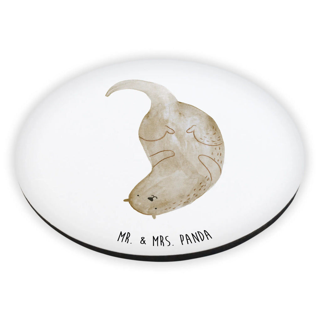 Rund Magnet Otter kopfüber Kühlschrankmagnet, Pinnwandmagnet, Souvenir Magnet, Motivmagnete, Dekomagnet, Whiteboard Magnet, Notiz Magnet, Kühlschrank Dekoration, Otter, Fischotter, Seeotter, Otter Seeotter See Otter