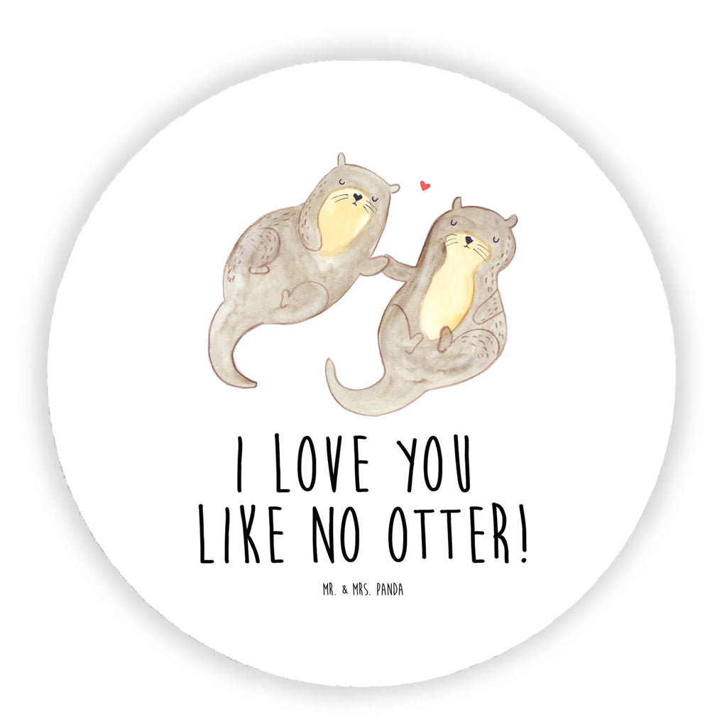 Rund Magnet Otter händchenhaltend Kühlschrankmagnet, Pinnwandmagnet, Souvenir Magnet, Motivmagnete, Dekomagnet, Whiteboard Magnet, Notiz Magnet, Kühlschrank Dekoration, Otter, Fischotter, Seeotter, Otter Seeotter See Otter