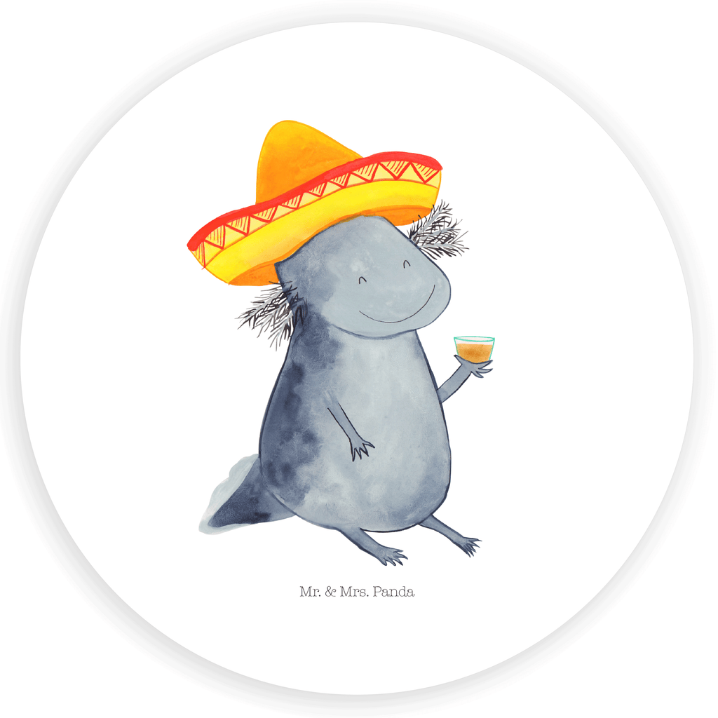 Rund Aufkleber Axolotl Tequila Sticker, Aufkleber, Etikett, Axolotl, Molch, Mexico, Mexiko, Sombrero, Zitrone, Tequila, Motivation, Spruch, Schwanzlurch, Lurch, Lurche, Axolot, Feuerdrache, Feuersalamander