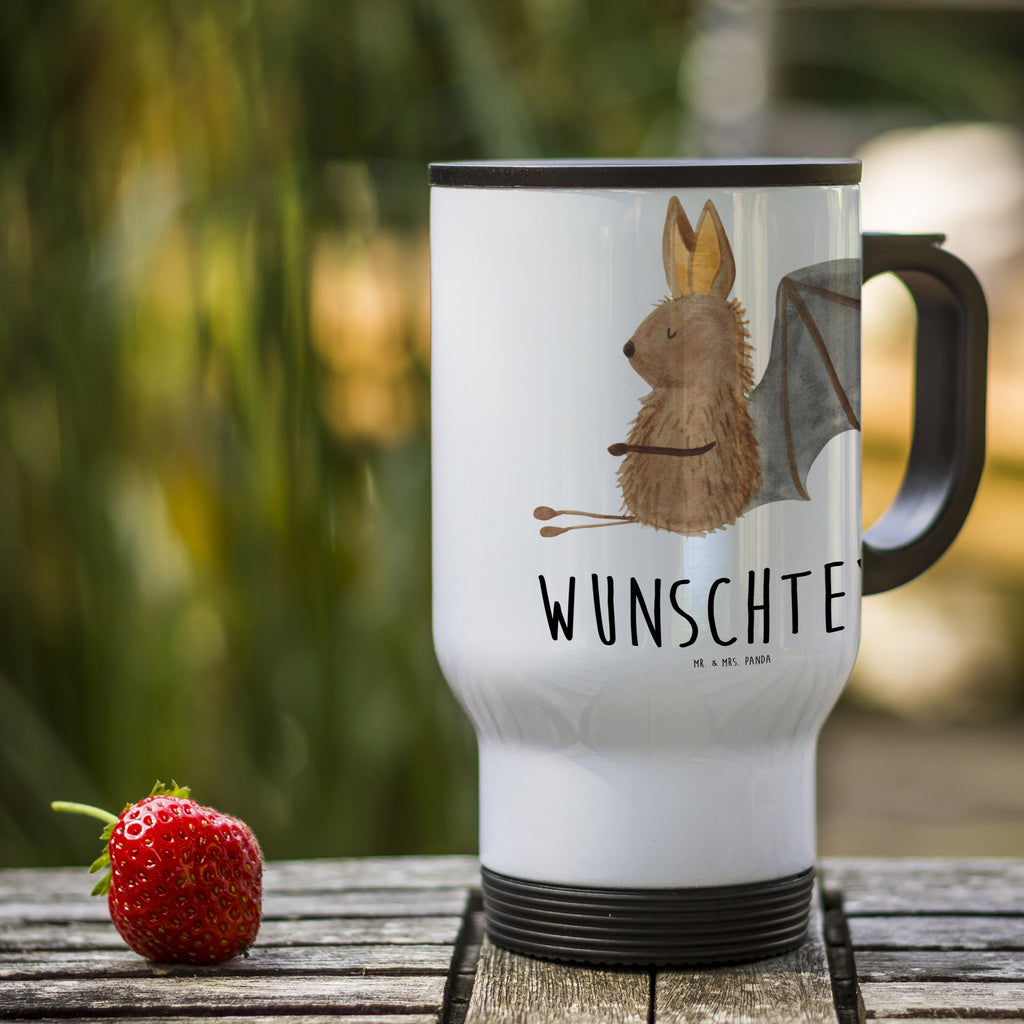 Personalisierter Thermobecher Fledermaus sitzend Personalisierter Thermobecher, Personalisierter To Go Becher, Personalisierte Thermotasse, Personalisierter Kaffeebecher, Personalisierter Isolierbecher, Thermobecher personalisieren, Thermobecher mit Namen, Thermobecher selbst gestalten, Wunschname, Spülmaschinenfest, Bedrucken, Isolierbecher mit Namen, Isolierbecher selbst gestalten, Thermotasse personalisieren, Thermotasse mit Namen, Tiermotive, Gute Laune, lustige Sprüche, Tiere, Fledermaus, Fledermäuse, Motivation, entspannen