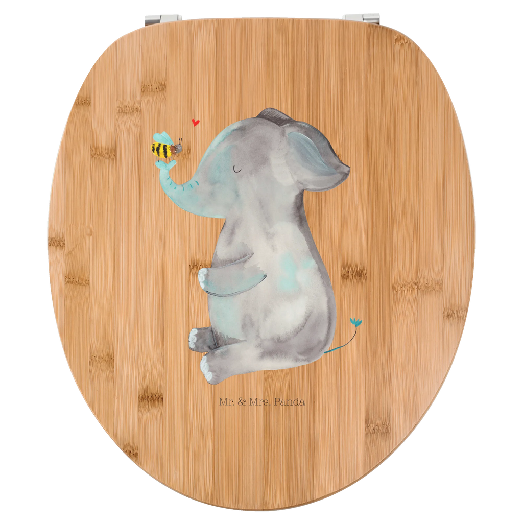 Motiv WC Sitz Elefant Biene Klobrille, Klodeckel, Toilettendeckel, WC-Sitz, Toilette, Tiermotive, Gute Laune, lustige Sprüche, Tiere, Elefant, Biene, Liebe, Liebesbeweis, Jahrestag, Liebesgeschenk, Heiratsantrag, Hochzeitsgeschenk, Liebesspruch