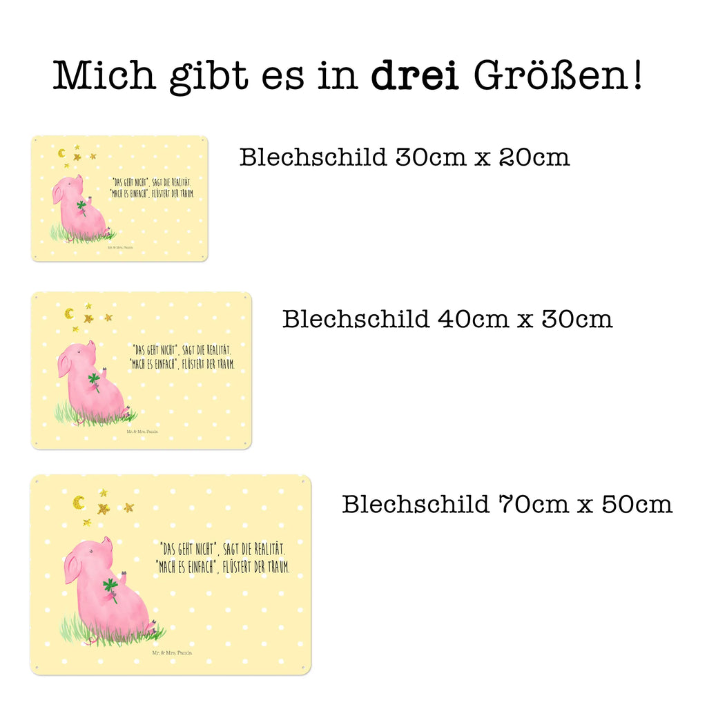 Blechschild Schwein Glück Blechschild, Metallschild, Geschenk Schild, Schild, Magnet-Metall-Schild, Deko Schild, Wandschild, Wand-Dekoration, Türschild, Tiermotive, Gute Laune, lustige Sprüche, Tiere, Glücksschwein. Glück, Schwein, Schweinchen, Sterne, Sernchen, Ziele, Träume, Motivation, Glücksbringer