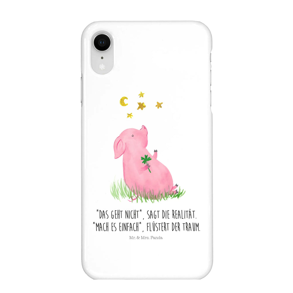 Handyhülle Schwein Glück Handyhülle, Handycover, Cover, Handy, Hülle, Iphone 10, Iphone X, Tiermotive, Gute Laune, lustige Sprüche, Tiere, Glücksschwein. Glück, Schwein, Schweinchen, Sterne, Sernchen, Ziele, Träume, Motivation, Glücksbringer