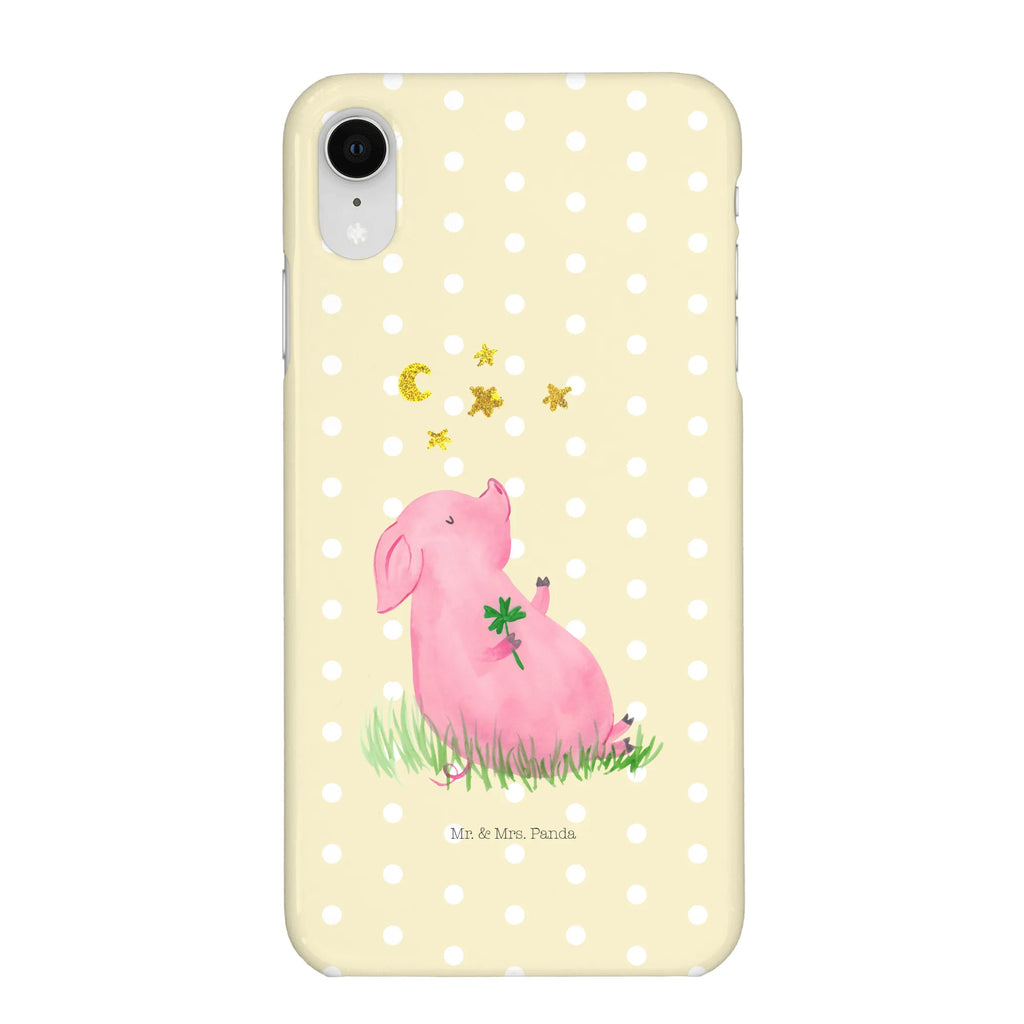 Handyhülle Schwein Glück Handyhülle, Handycover, Cover, Handy, Hülle, Iphone 10, Iphone X, Tiermotive, Gute Laune, lustige Sprüche, Tiere, Glücksschwein. Glück, Schwein, Schweinchen, Sterne, Sernchen, Ziele, Träume, Motivation, Glücksbringer