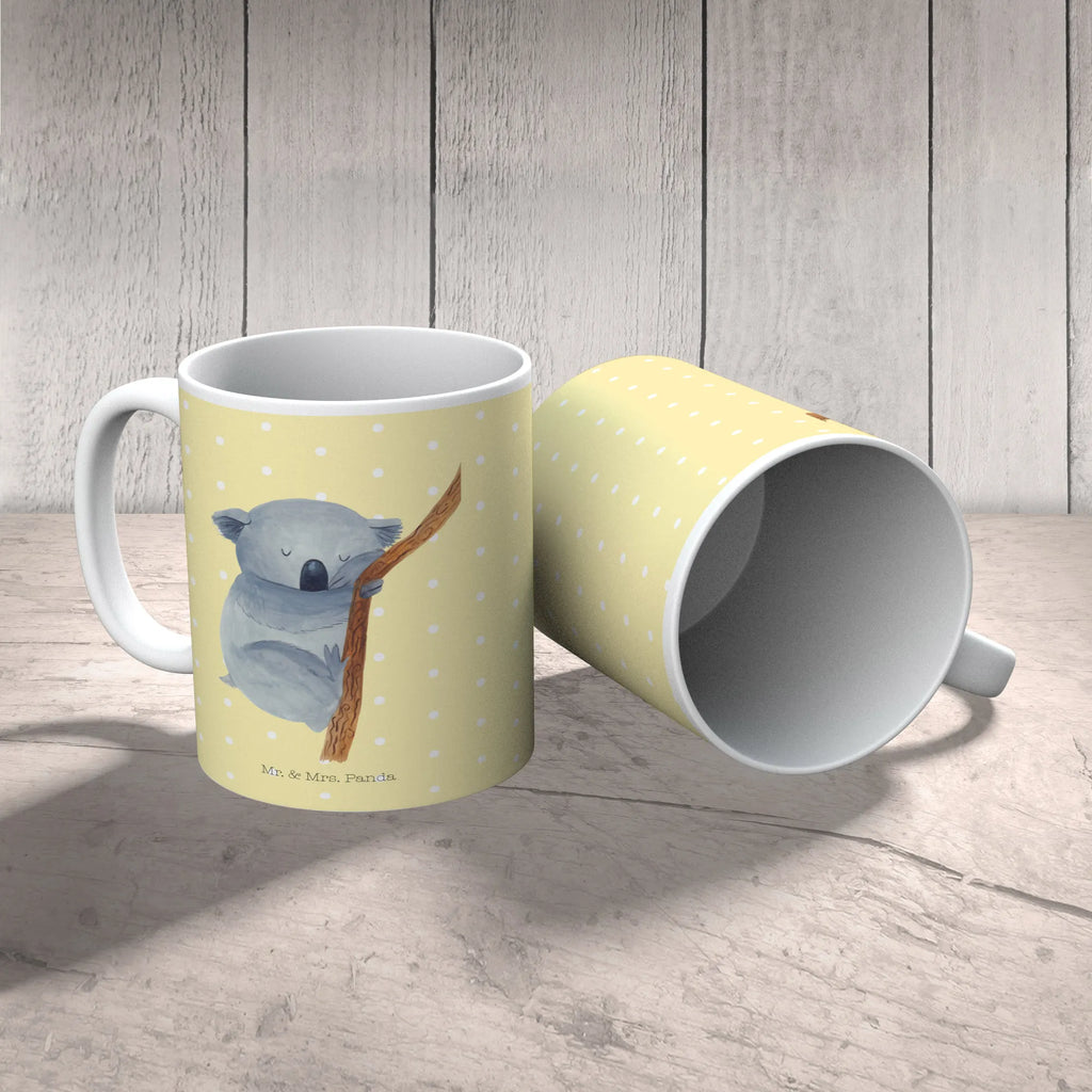 Tasse Koalabär Tasse, Kaffeetasse, Teetasse, Becher, Kaffeebecher, Teebecher, Keramiktasse, Porzellantasse, Büro Tasse, Geschenk Tasse, Tasse Sprüche, Tasse Motive, Kaffeetassen, Tasse bedrucken, Designer Tasse, Cappuccino Tassen, Schöne Teetassen, Tiermotive, Gute Laune, lustige Sprüche, Tiere, Koala, träumen, Traum, schlafen, Schlafzimmer, Traumland, Bär, Koalabär