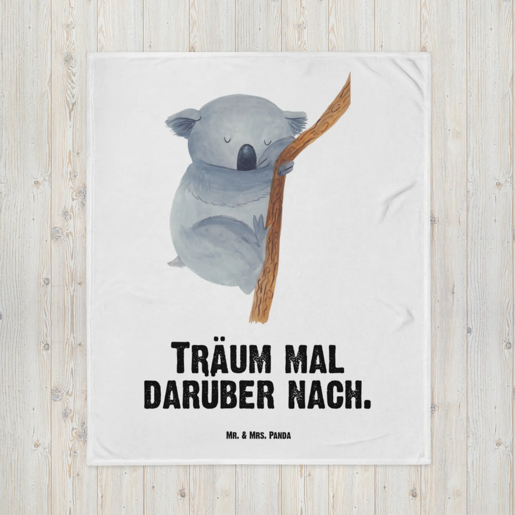 Babydecke Koalabär Babydecke, Babygeschenk, Geschenk Geburt, Babyecke Kuscheldecke, Krabbeldecke, Tiermotive, Gute Laune, lustige Sprüche, Tiere, Koala, träumen, Traum, schlafen, Schlafzimmer, Traumland, Bär, Koalabär