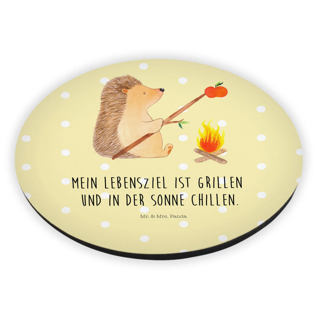 Rund Magnet Igel grillt Kühlschrankmagnet, Pinnwandmagnet, Souvenir Magnet, Motivmagnete, Dekomagnet, Whiteboard Magnet, Notiz Magnet, Kühlschrank Dekoration, Tiermotive, Gute Laune, lustige Sprüche, Tiere, Igel, Grillen, Ziele, Motivation, arbeitslos, Sinn des Lebens, Spruch