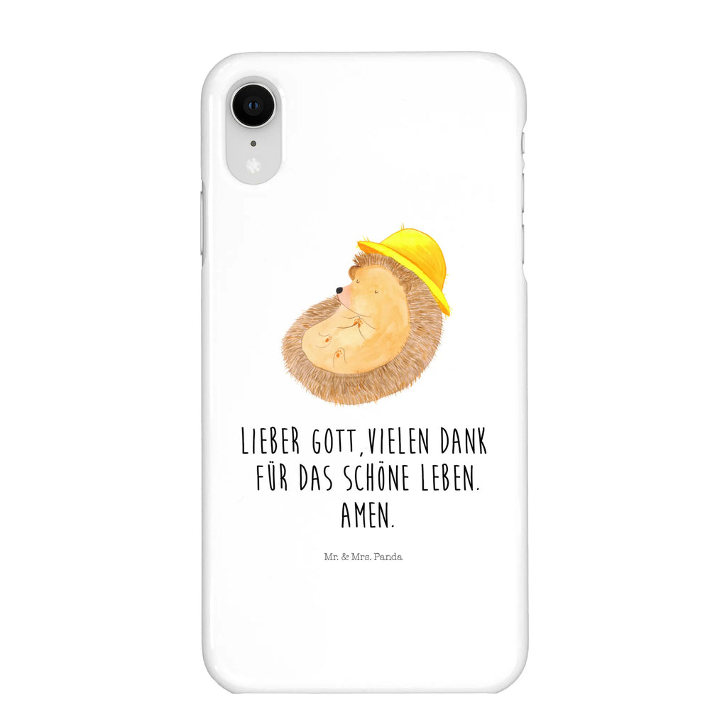 Handyhülle Igel Beten Handyhülle, Handycover, Cover, Handy, Hülle, Iphone 10, Iphone X, Tiermotive, Gute Laune, lustige Sprüche, Tiere, Igel, Igel mit Hut, Sonnenhut, Gott, Amen, beten, Leben, Dankbarkeit, Dankbar sein, dankbar, genießen