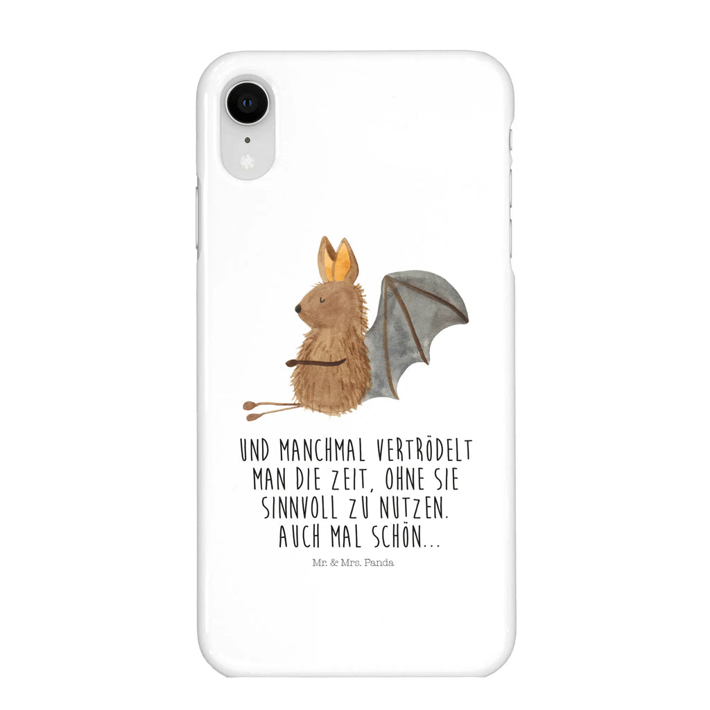 Handyhülle Fledermaus Sitzen Handyhülle, Handycover, Cover, Handy, Hülle, Iphone 10, Iphone X, Tiermotive, Gute Laune, lustige Sprüche, Tiere, Fledermaus, Fledermäuse, Motivation, entspannen