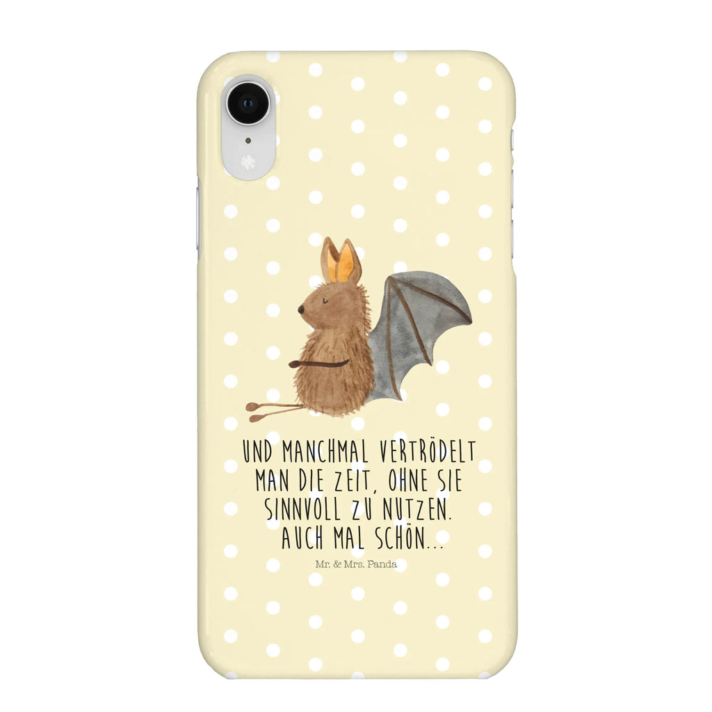 Handyhülle Fledermaus Sitzen Handyhülle, Handycover, Cover, Handy, Hülle, Iphone 10, Iphone X, Tiermotive, Gute Laune, lustige Sprüche, Tiere, Fledermaus, Fledermäuse, Motivation, entspannen