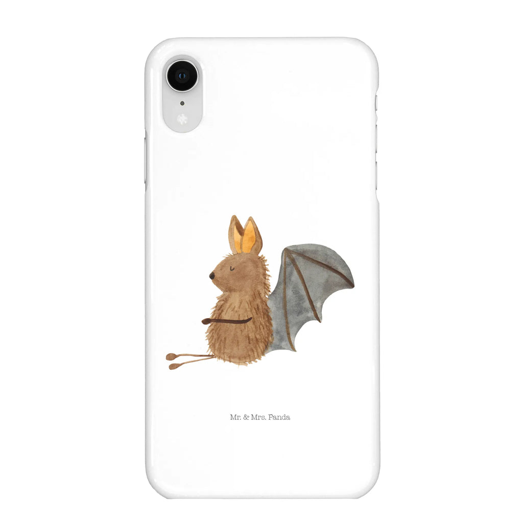 Handyhülle Fledermaus Sitzen Handyhülle, Handycover, Cover, Handy, Hülle, Iphone 10, Iphone X, Tiermotive, Gute Laune, lustige Sprüche, Tiere, Fledermaus, Fledermäuse, Motivation, entspannen