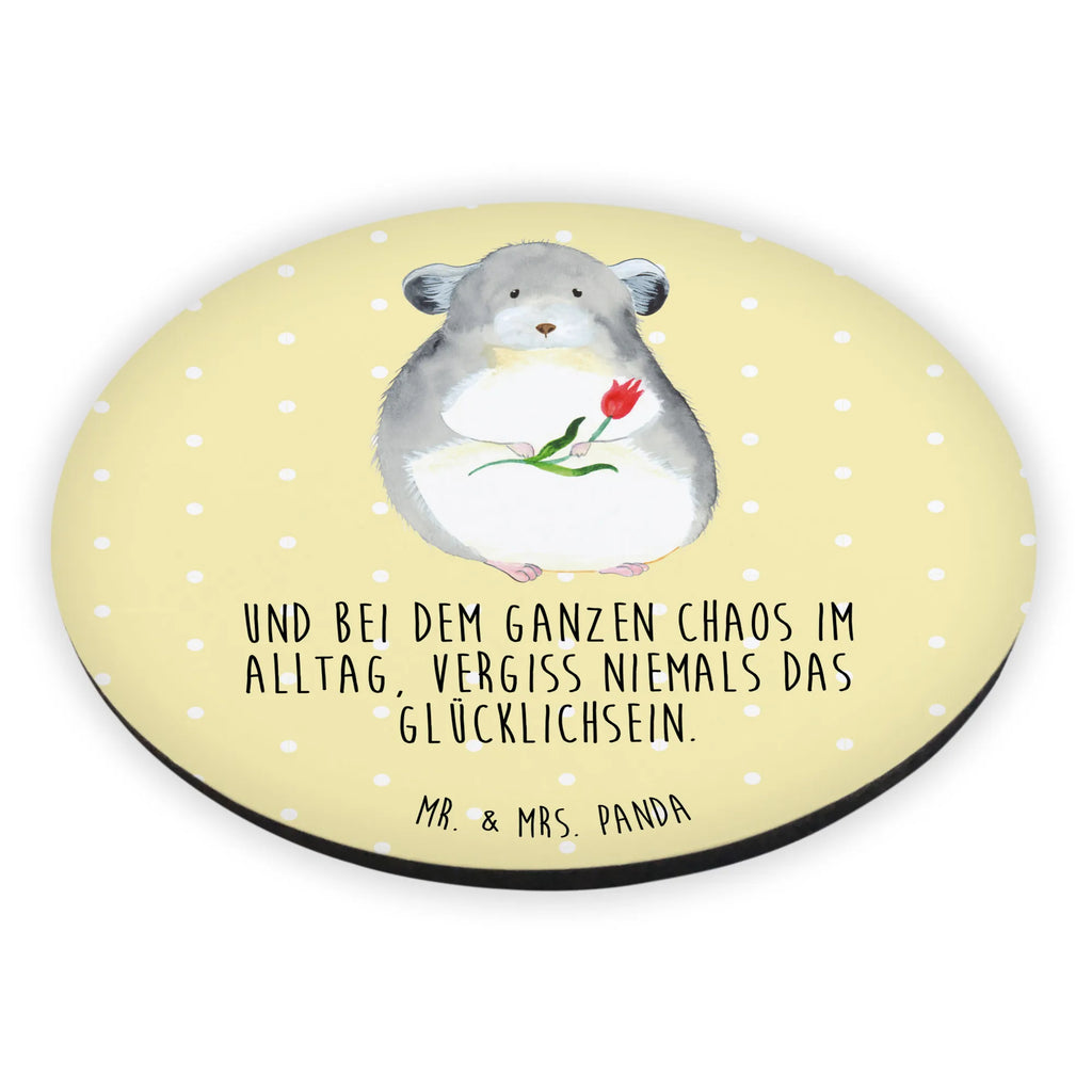 Rund Magnet Chinchilla mit Blume Kühlschrankmagnet, Pinnwandmagnet, Souvenir Magnet, Motivmagnete, Dekomagnet, Whiteboard Magnet, Notiz Magnet, Kühlschrank Dekoration, Tiermotive, Gute Laune, lustige Sprüche, Tiere, Chinchilla, Chinchillas, Liebeskummer, Kummer, Depressionen, traurig sein, Chaos, Glücklichsein, Büro, Büroalltag