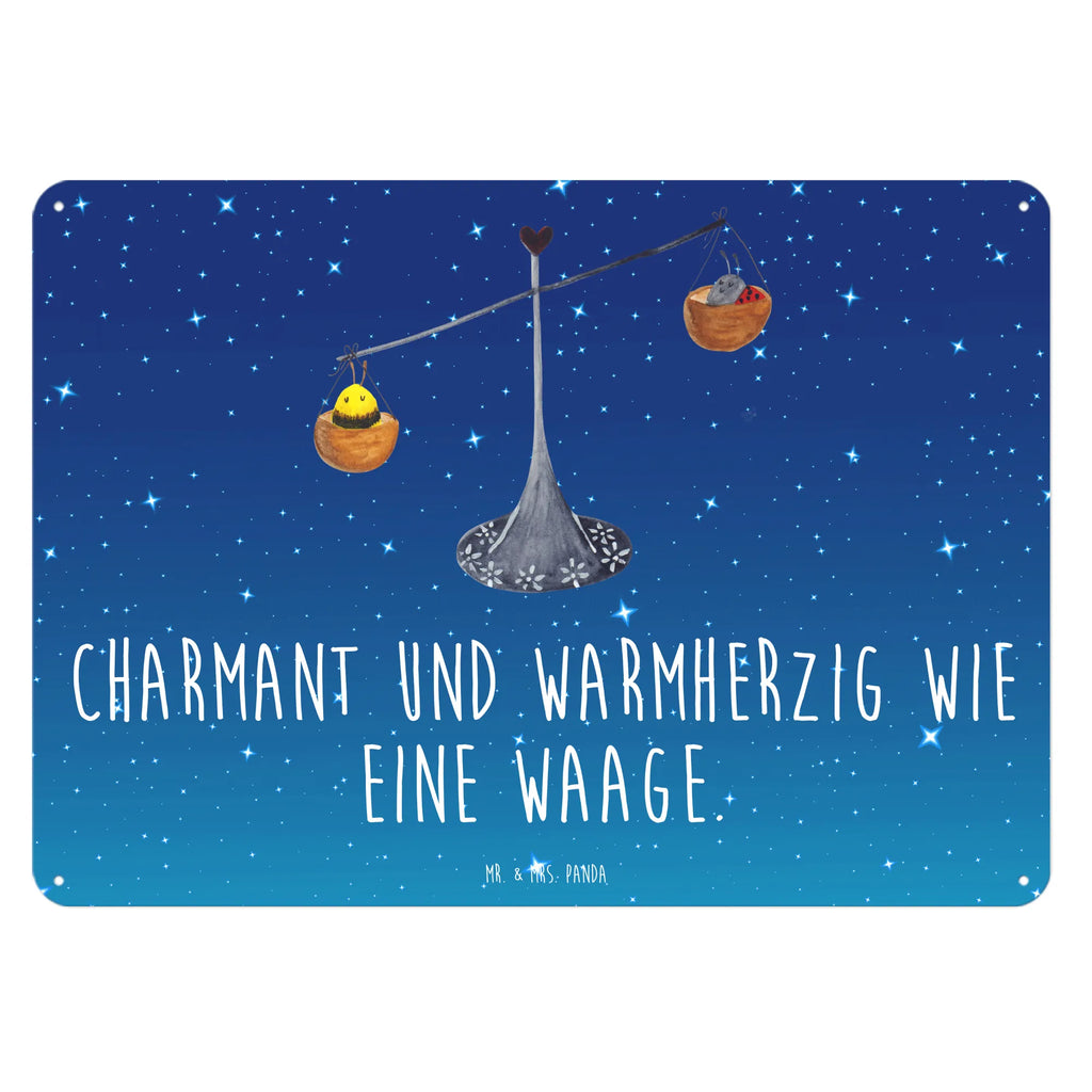 Blechschild Sternzeichen Waage Blechschild, Metallschild, Geschenk Schild, Schild, Magnet-Metall-Schild, Deko Schild, Wandschild, Wand-Dekoration, Türschild, Tierkreiszeichen, Sternzeichen, Horoskop, Astrologie, Aszendent, Waage, Waage Geschenk, Waage Sternzeichen, Geschenk Oktober, Geschenk September, Geburtstag Oktober, Geburtstag September, Gleichgewicht, Marienkäfer, Hummel, Biene