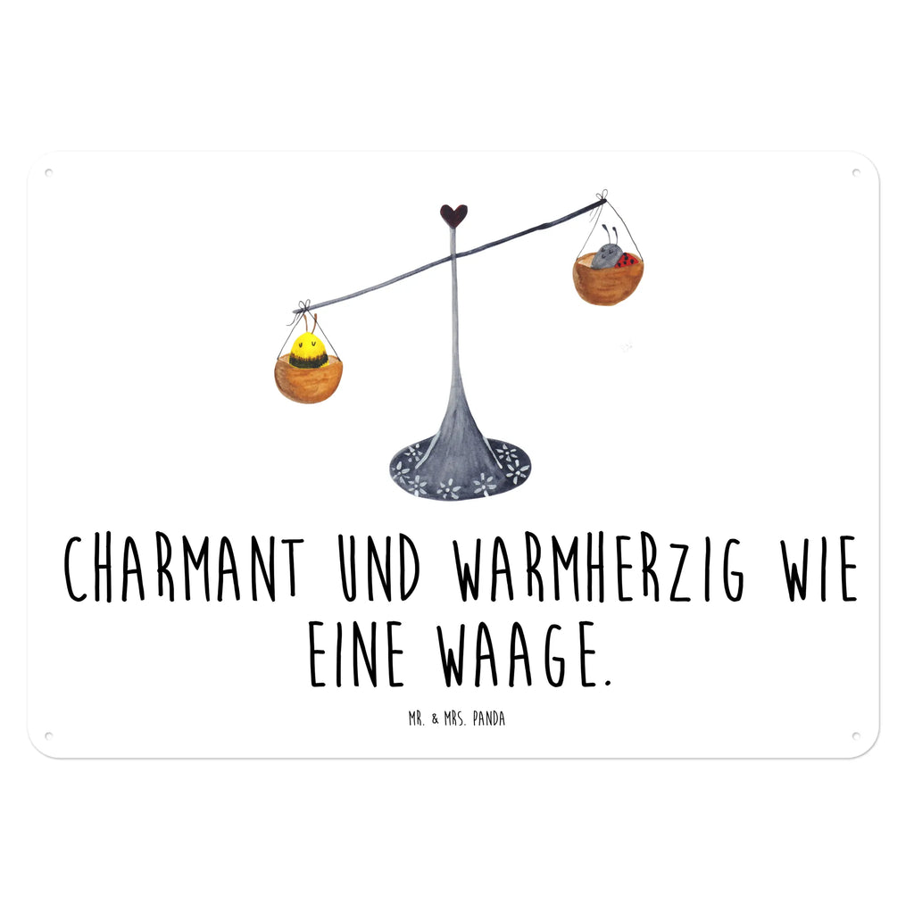 Blechschild Sternzeichen Waage Blechschild, Metallschild, Geschenk Schild, Schild, Magnet-Metall-Schild, Deko Schild, Wandschild, Wand-Dekoration, Türschild, Tierkreiszeichen, Sternzeichen, Horoskop, Astrologie, Aszendent, Waage, Waage Geschenk, Waage Sternzeichen, Geschenk Oktober, Geschenk September, Geburtstag Oktober, Geburtstag September, Gleichgewicht, Marienkäfer, Hummel, Biene