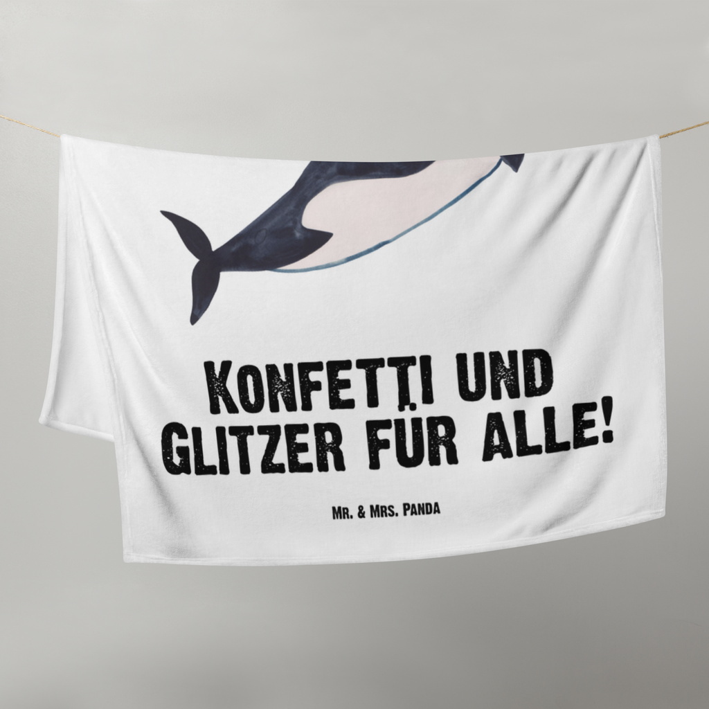 Babydecke Orca Zylinder Babydecke, Babygeschenk, Geschenk Geburt, Babyecke Kuscheldecke, Krabbeldecke, Meerestiere, Meer, Urlaub, Narwal, Glitter, Konfetti, Glitzer, Geburtstag, Feier, Fete, Fest, Glückwunsch, Orca