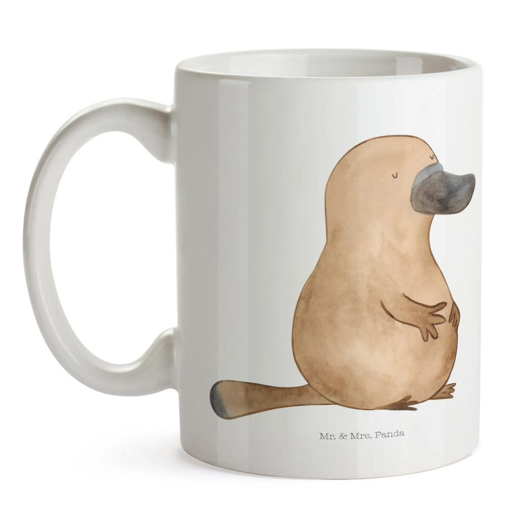 Tasse Schnabeltier mutig Tasse, Kaffeetasse, Teetasse, Becher, Kaffeebecher, Teebecher, Keramiktasse, Porzellantasse, Büro Tasse, Geschenk Tasse, Tasse Sprüche, Tasse Motive, Kaffeetassen, Tasse bedrucken, Designer Tasse, Cappuccino Tassen, Schöne Teetassen, Meerestiere, Meer, Urlaub, Schnabeltier, Mut, mutig, Lebensweisheit, Schnabeltiere, Motivation, Training, Büro, Arbeit, Neuanfang, Neustart, Weltreise, Raodtrip