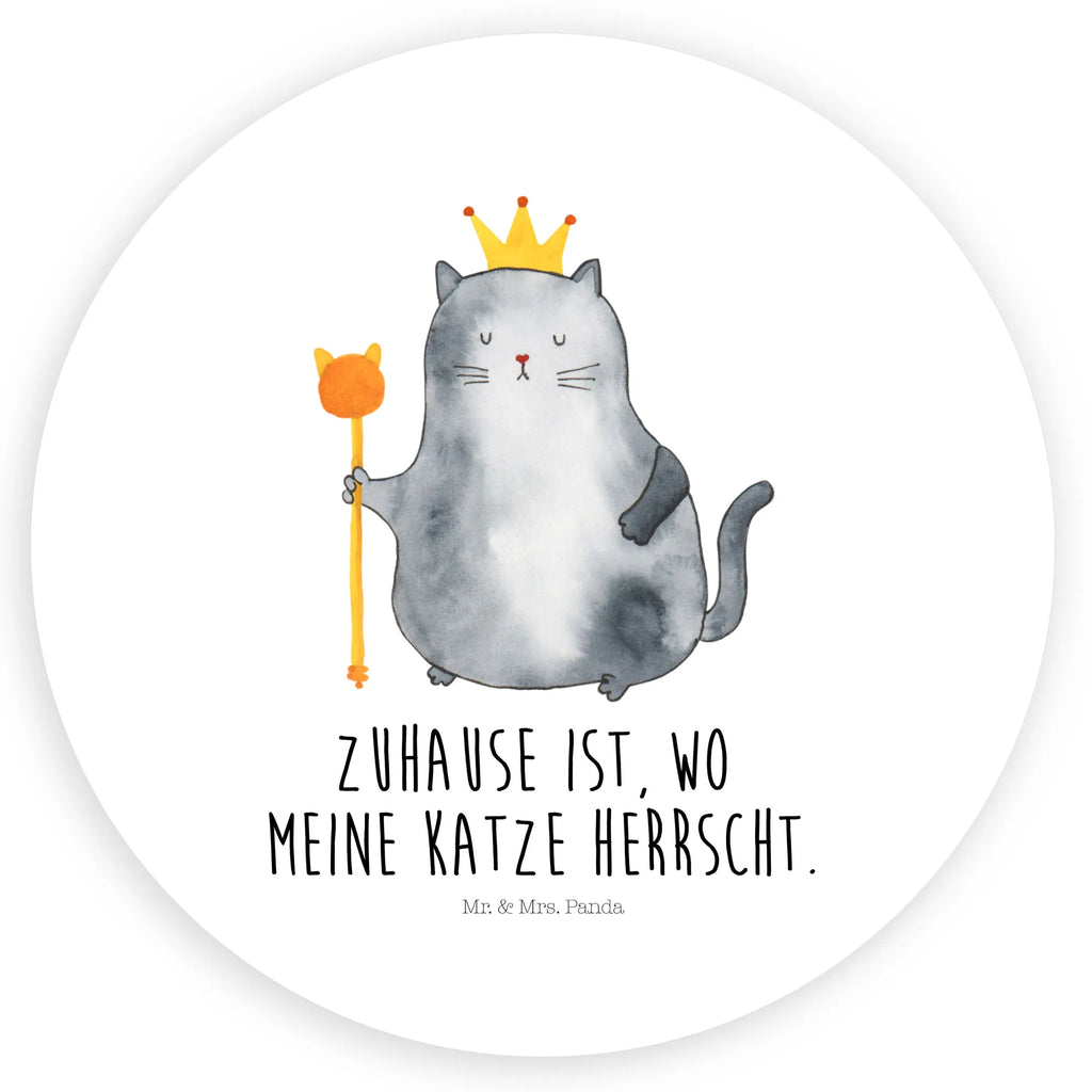 Rund Aufkleber Katzen Koenig Sticker, Aufkleber, Etikett, Katze, Katzenmotiv, Katzenfan, Katzendeko, Katzenfreund, Katzenliebhaber, Katzenprodukte, Katzenartikel, Katzenaccessoires, Katzensouvenirs, Katzenliebhaberprodukte, Katzenmotive, Katzen, Kater, Mietze, Cat, Cats, Katzenhalter, Katzenbesitzerin, Haustier, König, Königin, Queen, Familie, Mietzhaus, Wohnung, erste eigenen Wohnung, Umzug, Einzug