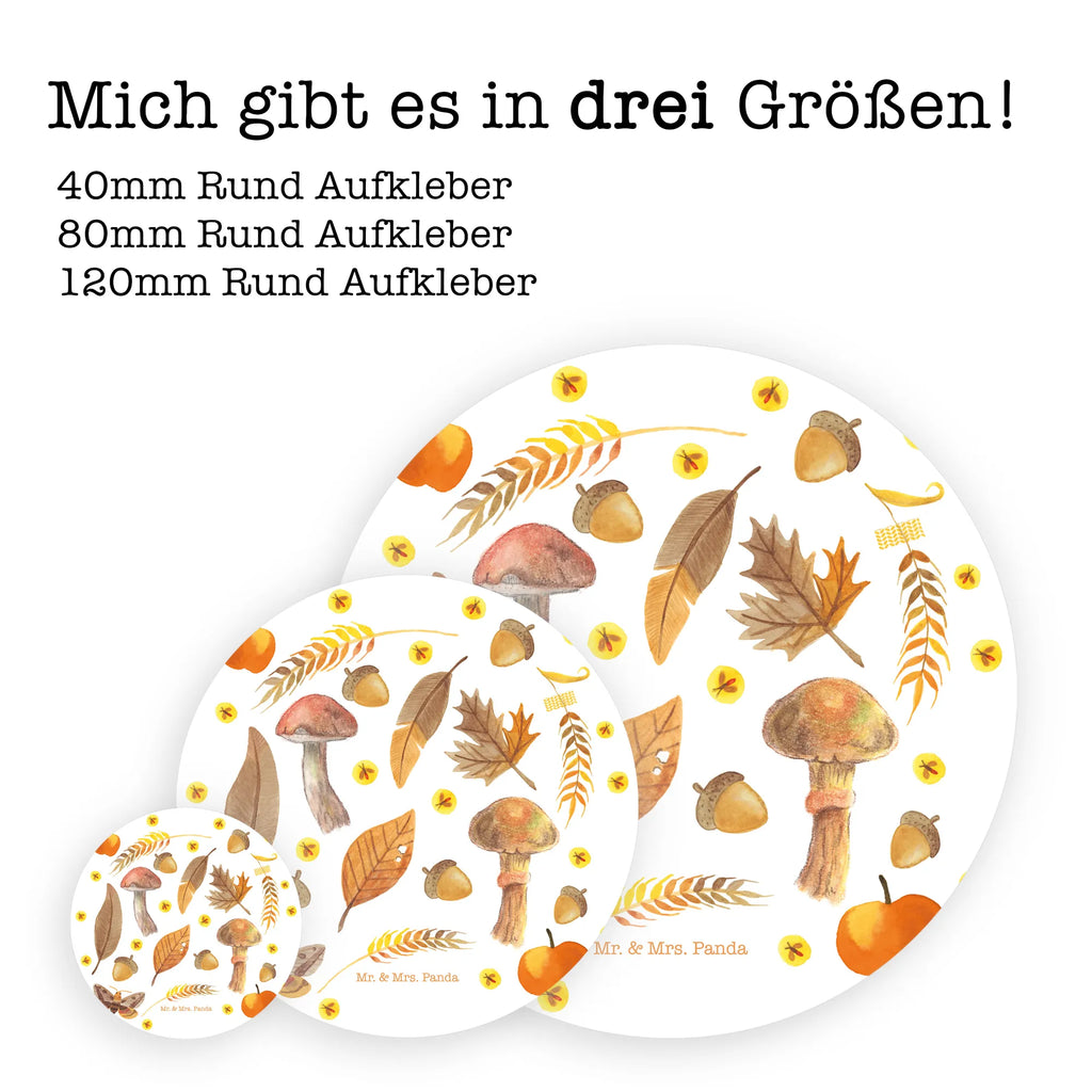 Rund Aufkleber Herbst Sticker, Aufkleber, Etikett, Blumen Deko, Frühlings Deko, Sommer Deko, Dekoration, positive Botschaft, Naturliebhaber, Outdoor, Natur, Abenteuer, Herbst, Herbstlaub, Geschenk Natur, Jahreszeit Motiv, Naturmotiv, Blätter, Blatt, September, Oktober, November, Pilze