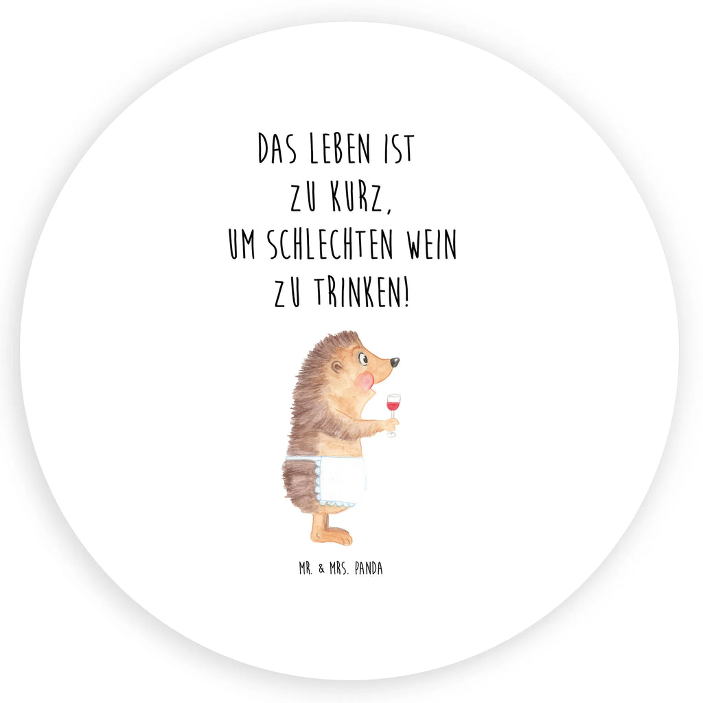 Rund Aufkleber Igel mit Wein Sticker, Aufkleber, Etikett, Tiermotive, Gute Laune, lustige Sprüche, Tiere, Wein Spruch, Igel, Geschenk Weintrinker, Geschenk Weinliebhaber, Wein Deko, Weinglas, Rotwein, Weißwein, Wein trinken