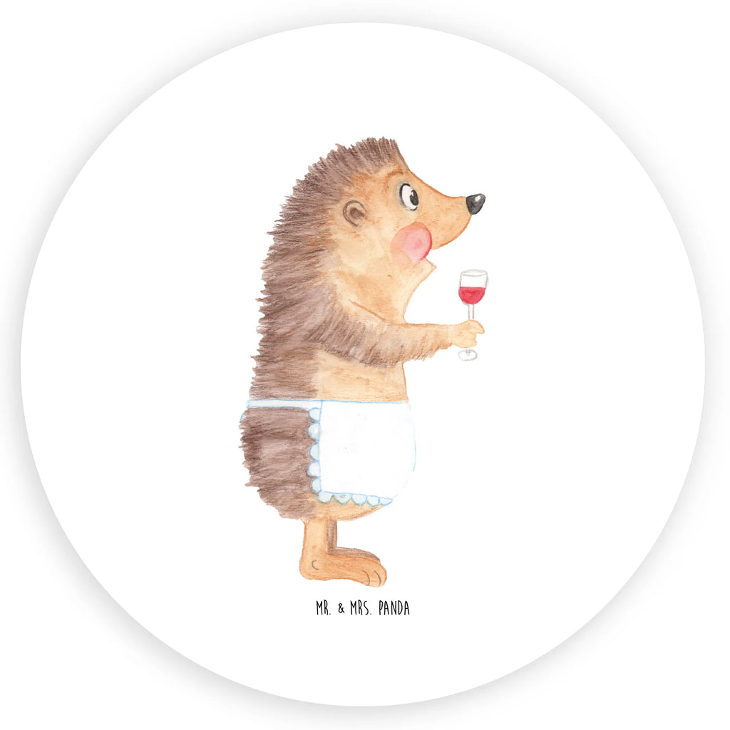 Rund Aufkleber Igel mit Wein Sticker, Aufkleber, Etikett, Tiermotive, Gute Laune, lustige Sprüche, Tiere, Wein Spruch, Igel, Geschenk Weintrinker, Geschenk Weinliebhaber, Wein Deko, Weinglas, Rotwein, Weißwein, Wein trinken