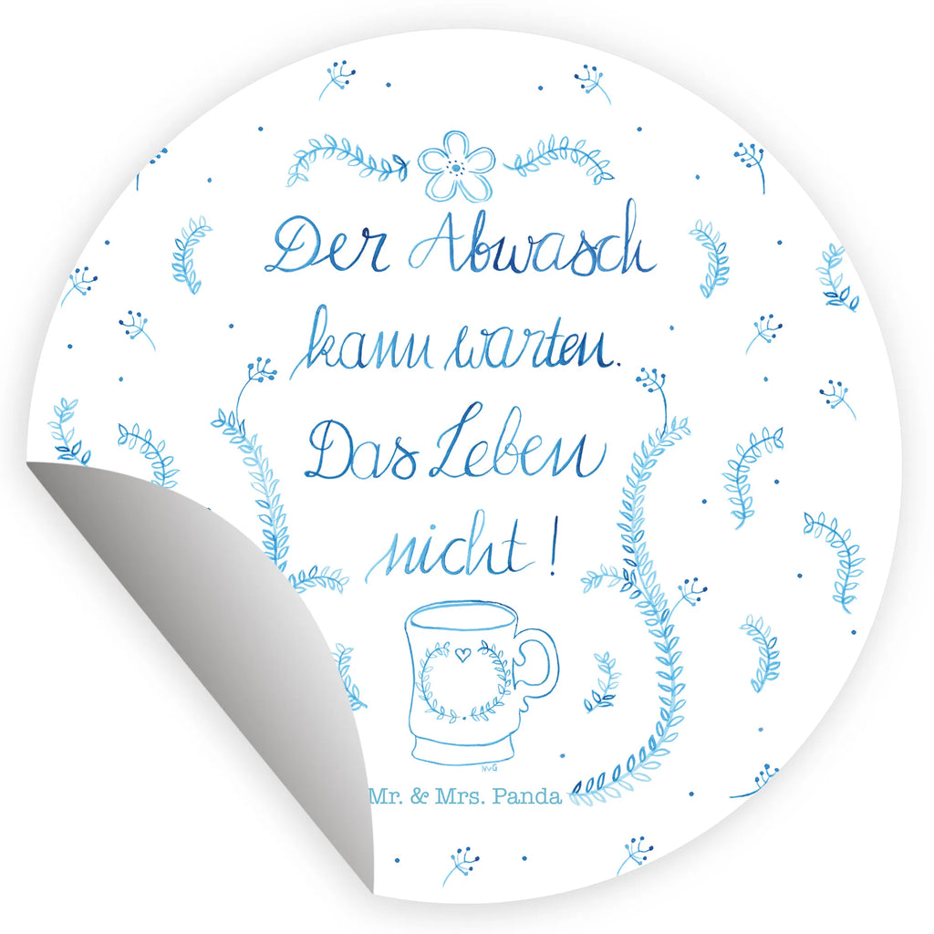 Rund Aufkleber Der Abwasch kann warten Sticker, Aufkleber, Etikett, Kinder, rund, Blumen Deko, Frühlings Deko, Sommer Deko, Dekoration, positive Botschaft, Naturliebhaber, Outdoor, Natur, Abenteuer, Lebensweisheit, Weisheit, Küche Deko, Küche Spruch, Abwasch, Küchendienst, Leben Spruch, Geschenk Reise