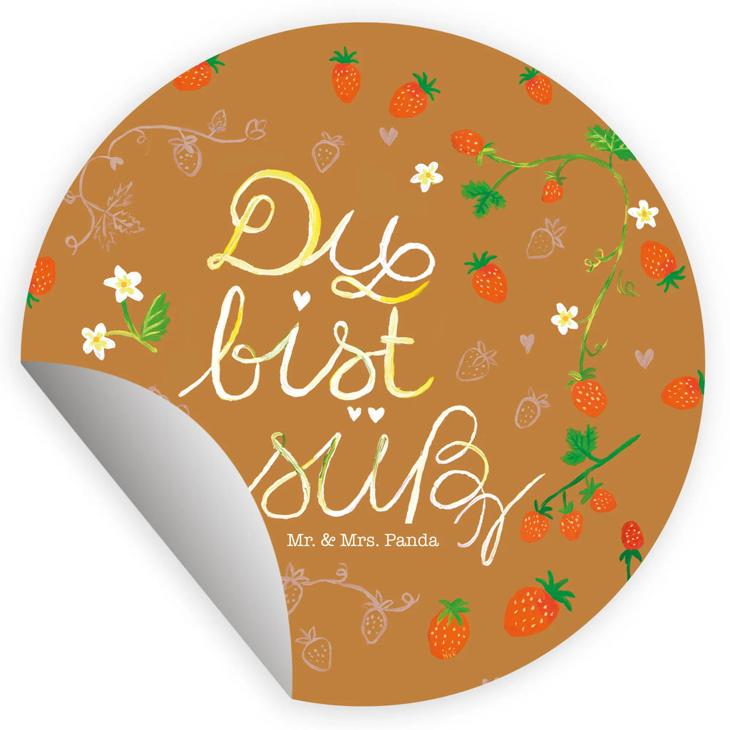 Rund Aufkleber Erdbeeren Du bist süß Sticker, Aufkleber, Etikett, Blumen Deko, Frühlings Deko, Sommer Deko, Dekoration, positive Botschaft, Naturliebhaber, Outdoor, Natur, Abenteuer, Erdbeere, süß, Du bist süß, Liebe Spruch, Liebe Zitat, Kompliment, Geschenk Freundin, Jahrestag, Geschenk Partner, Deko