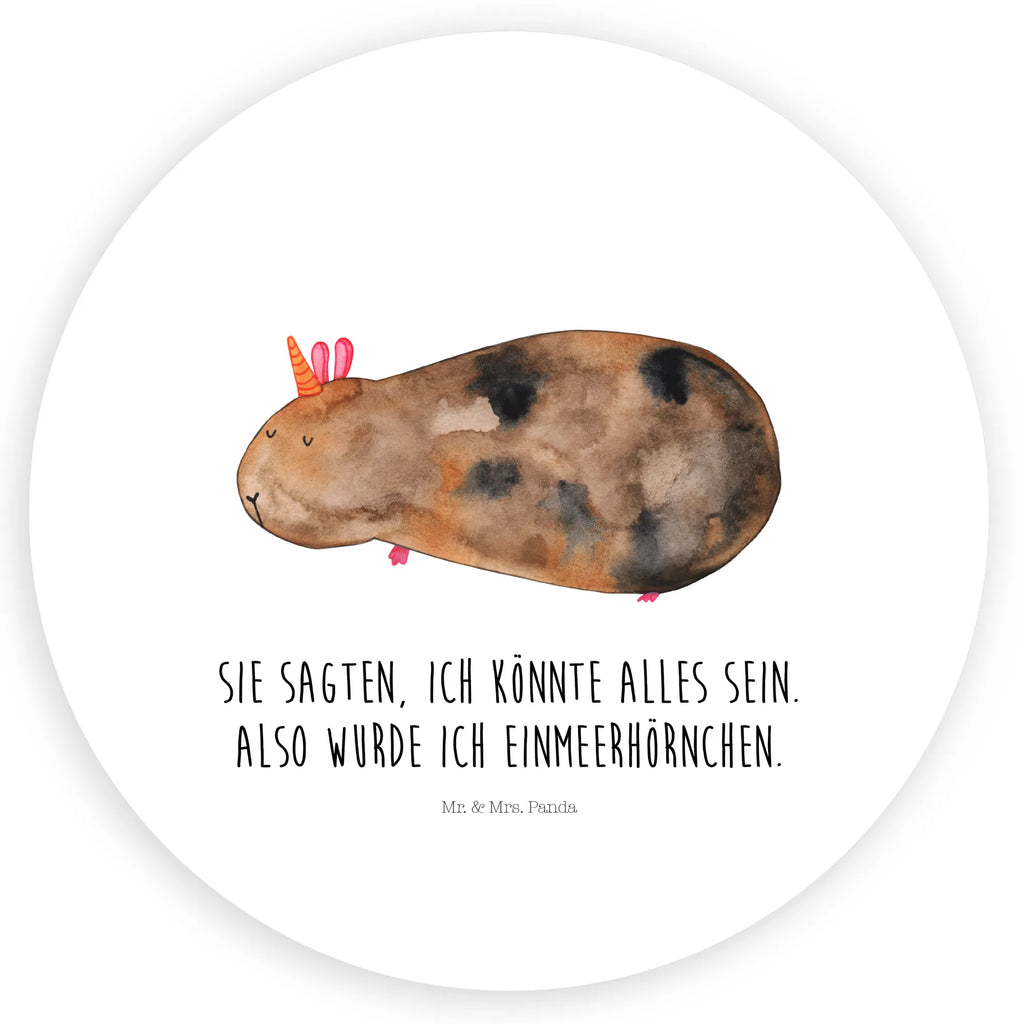 Rund Aufkleber Meerhörnchen Sticker, Aufkleber, Etikett, Einhorn, Einhörner, Einhorn Deko, Unicorn, Meerhörnchen, Meericorn, Meerschwein, Meerschweinchen