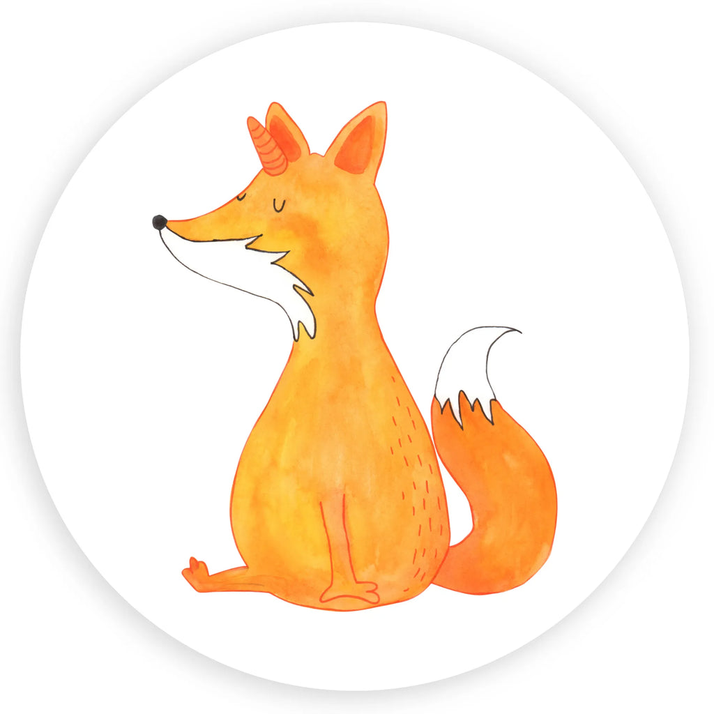 Rund Aufkleber Fuchshörnchen Wunsch Sticker, Aufkleber, Etikett, Einhorn, Einhörner, Einhorn Deko, Pegasus, Unicorn, Fuchs, Unicorns, Fuchshörnchen, Fuchshorn, Foxycorn, Füchse