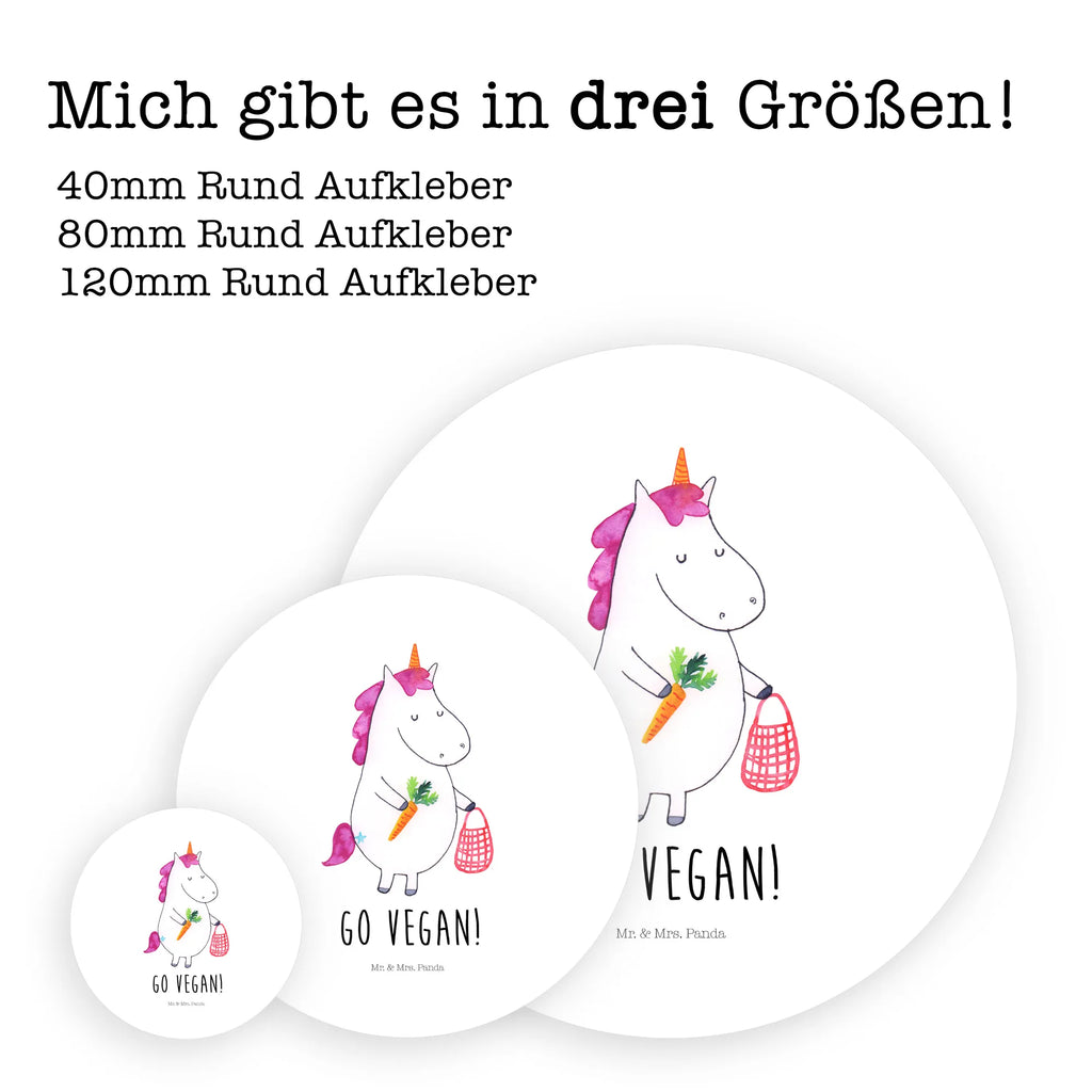 Rund Aufkleber Einhorn Vegan Sticker, Aufkleber, Etikett, Einhorn, Einhörner, Einhorn Deko, Pegasus, Unicorn, vegan, Gesund leben, Vegetariar, Rohkost, Gesund essen, Veganismus, Veganer