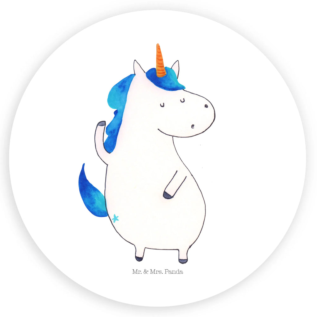 Rund Aufkleber Einhorn Mann Sticker, Aufkleber, Etikett, Einhorn, Einhörner, Einhorn Deko, Unicorn, cool, Mann, Freundin, Familie, bester Freund, BFF, Party, hübsch, beste