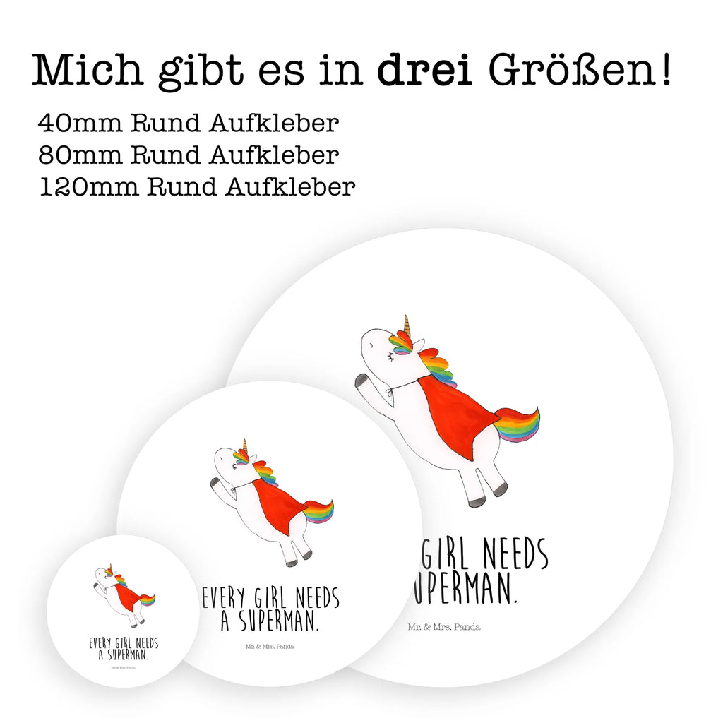 Rund Aufkleber Einhorn Super Sticker, Aufkleber, Etikett, Einhorn, Einhörner, Einhorn Deko, Pegasus, Unicorn, Traummann, Superheld, Held, Freundin, Geschenk, Girl, Mädchen