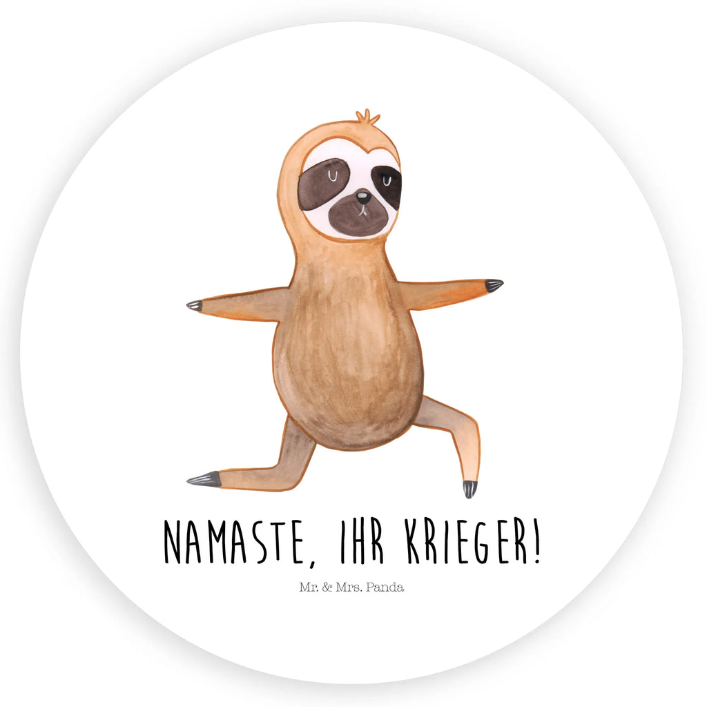 Rund Aufkleber Faultier  Yoga Sticker, Aufkleber, Etikett, Faultier, Faultier Geschenk, Faultier Deko, Faultiere, faul, Lieblingstier, Yoga, Namaste, Krieger, Yogaübungen, Meditation, Atmung, Gelassenheit, Entspannung