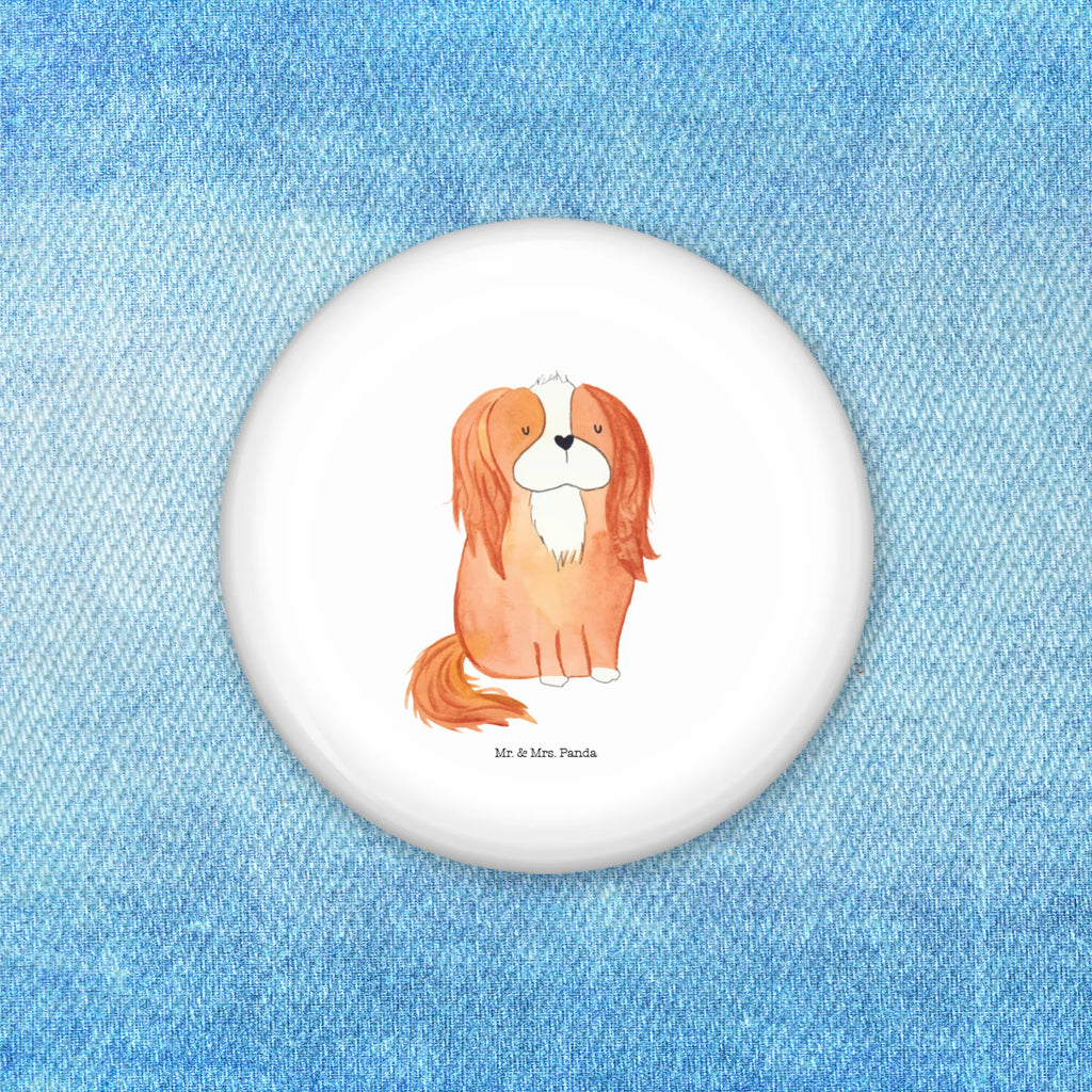 Button Cavalier King Charles Spaniel 50mm Button, Button, Pin, Anstecknadel, Hund, Hundemotiv, Haustier, Hunderasse, Tierliebhaber, Hundebesitzer, Sprüche, Cavalier King Charles Spaniel, Cockerspaniel, Spaniel, Spruch, schönster Hund