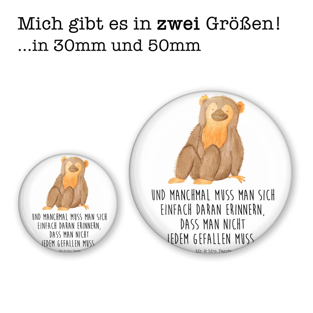 Button Affe 50mm Button, Button, Pin, Anstecknadel, Afrika, Wildtiere, Affe, Äffchen, Affen, Selbstliebe, Respekt, Motivation, Selbstachtung, Liebe, Selbstbewusstsein, Selfcare