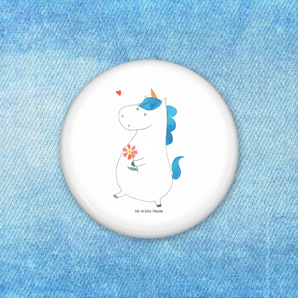 Button Einhorn Spaziergang 50mm Button, Button, Pin, Anstecknadel, Einhorn, Einhörner, Einhorn Deko, Pegasus, Unicorn, Glitzer, Blumen, Spaziergang, Motivation, Gute Laune, Freude, Freundin, Mutter, Schwester