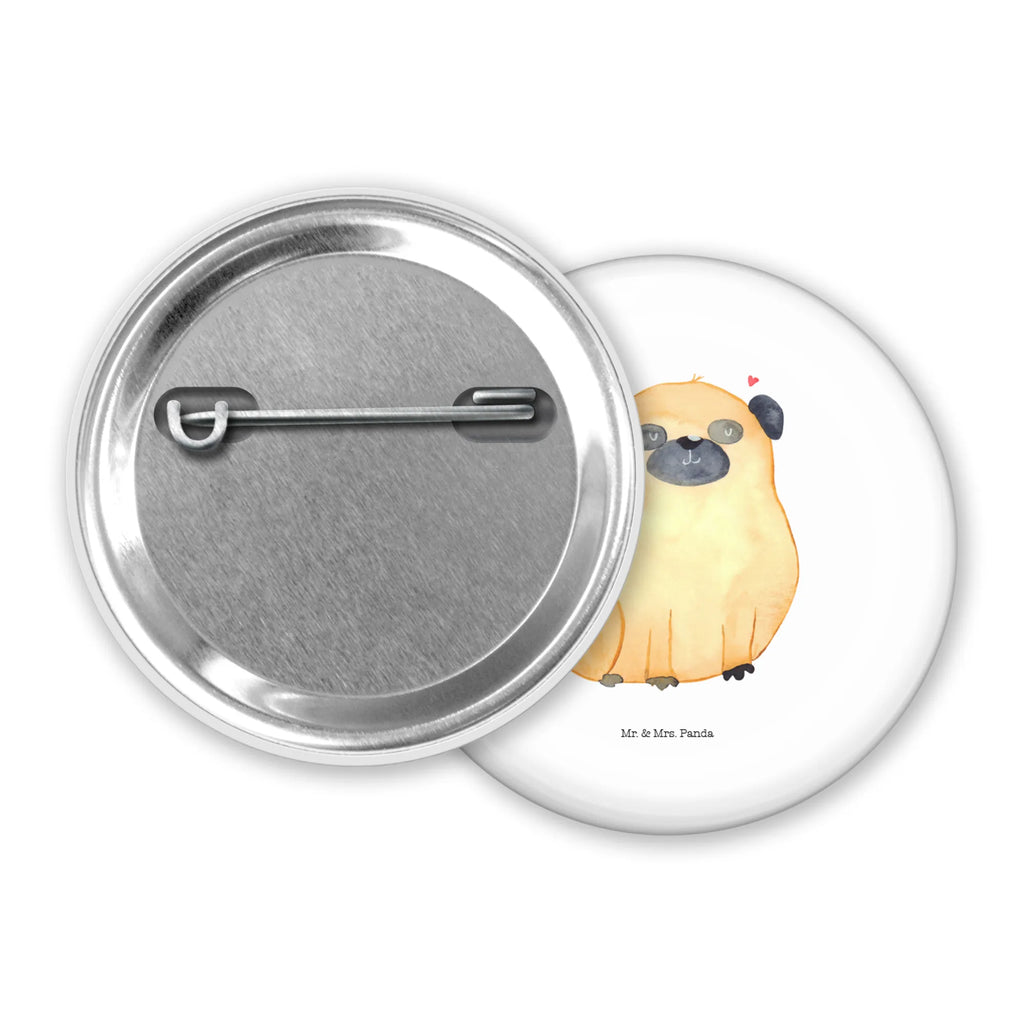 Button Mops 50mm Button, Button, Pin, Anstecknadel, Hund, Hundemotiv, Haustier, Hunderasse, Tierliebhaber, Hundebesitzer, Sprüche, Mops, Liebe, Hundeliebe