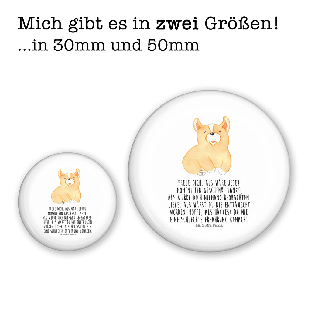 Button Corgie 50mm Button, Button, Pin, Anstecknadel, Hund, Hundemotiv, Haustier, Hunderasse, Tierliebhaber, Hundebesitzer, Sprüche, Corgie, Welsh Corgie Pembroke, britisch, Motivation, Spruch, Hundespruch, Lebensfreude