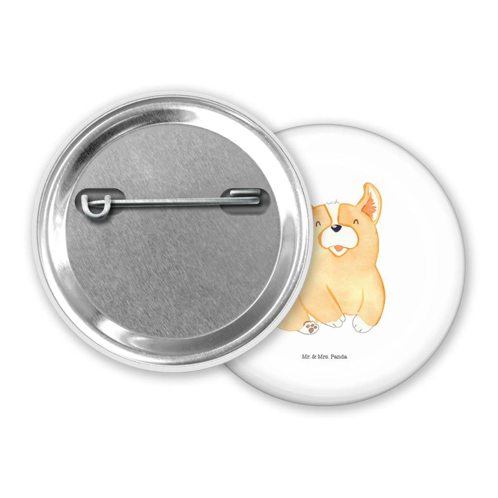 Button Corgie 50mm Button, Button, Pin, Anstecknadel, Hund, Hundemotiv, Haustier, Hunderasse, Tierliebhaber, Hundebesitzer, Sprüche, Corgie, Welsh Corgie Pembroke, britisch, Motivation, Spruch, Hundespruch, Lebensfreude