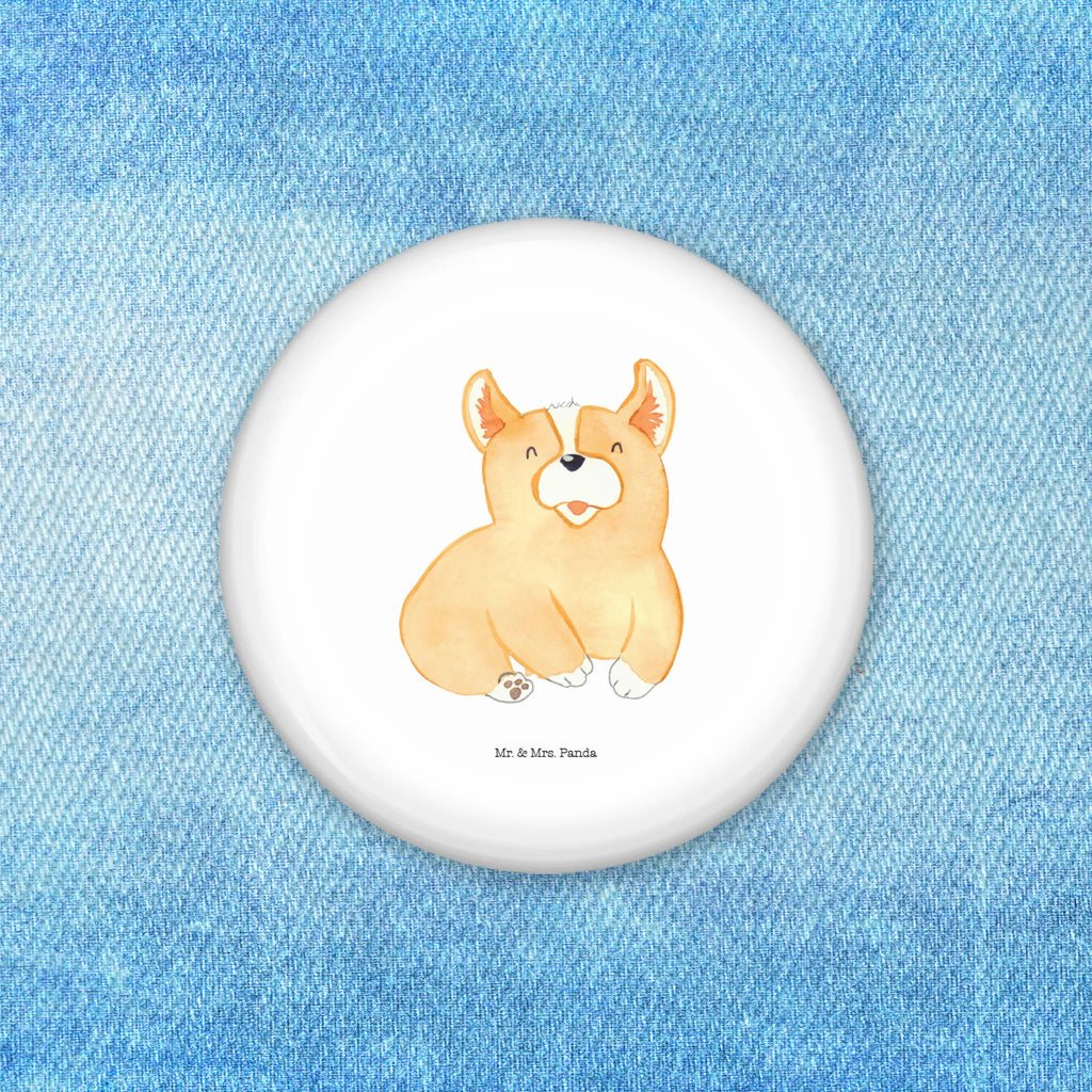 Button Corgie 50mm Button, Button, Pin, Anstecknadel, Hund, Hundemotiv, Haustier, Hunderasse, Tierliebhaber, Hundebesitzer, Sprüche, Corgie, Welsh Corgie Pembroke, britisch, Motivation, Spruch, Hundespruch, Lebensfreude