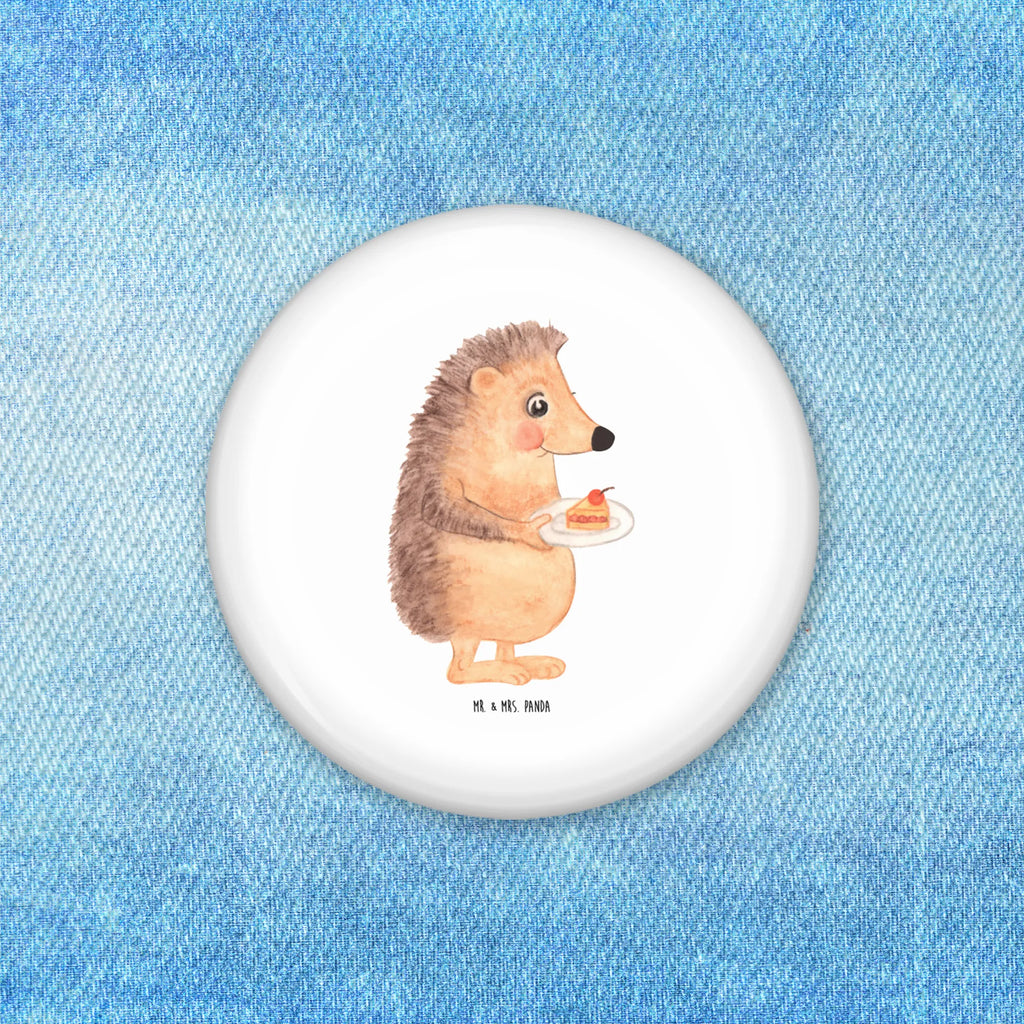 Button Igel mit Kuchenstück 50mm Button, Button, Pin, Anstecknadel, Tiermotive, Gute Laune, lustige Sprüche, Tiere, Igel, Essen Spruch, Kuchen, Backen Geschenk, Kuchen backen, Einladung Party, Geburtstagskuchen, Torte