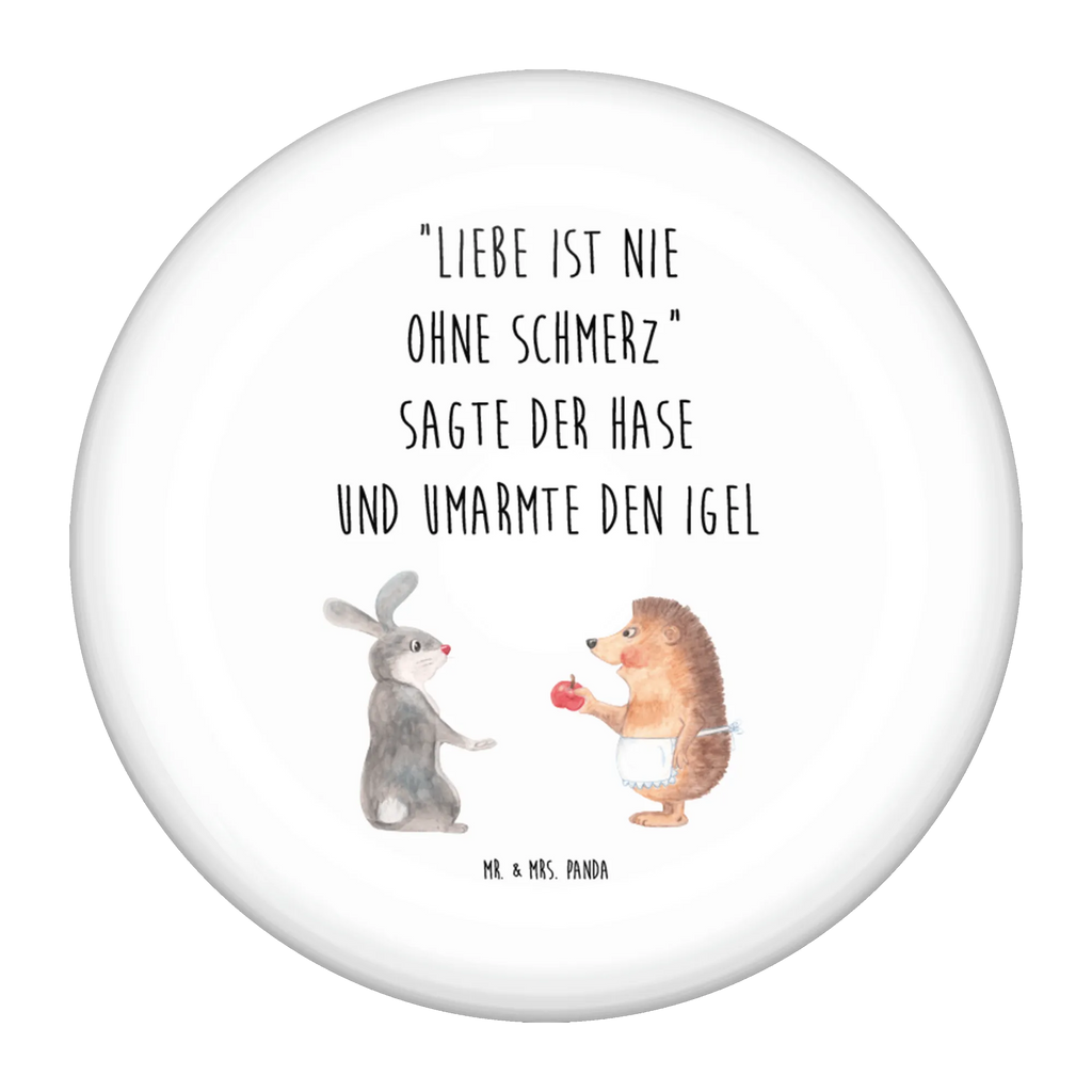 Button Liebe ist nie ohne Schmerz 50mm Button, Button, Pin, Anstecknadel, Tiermotive, Gute Laune, lustige Sprüche, Tiere, Igel und Hase, Igel, Hase, Liebe Spruch, Liebeskummer Geschenk, Herzschmerz, Trösten, Trennungsschmerz, Spruch romantisch