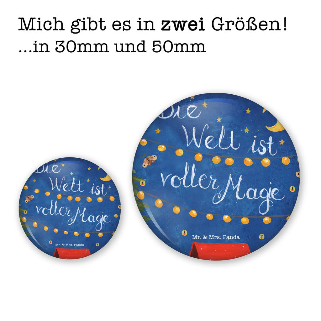 Button Die Welt ist voller Magie 50mm Button, Button, Pin, Anstecknadel, Blumen Deko, Frühlings Deko, Sommer Deko, Dekoration, positive Botschaft, Naturliebhaber, Outdoor, Natur, Abenteuer