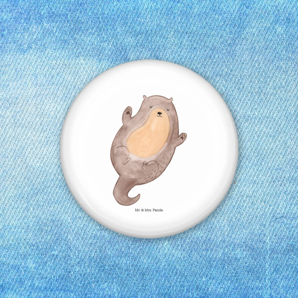 Button Otter Umarmen 50mm Button, Button, Pin, Anstecknadel, Otter, Fischotter, Seeotter, Otter Seeotter See Otter