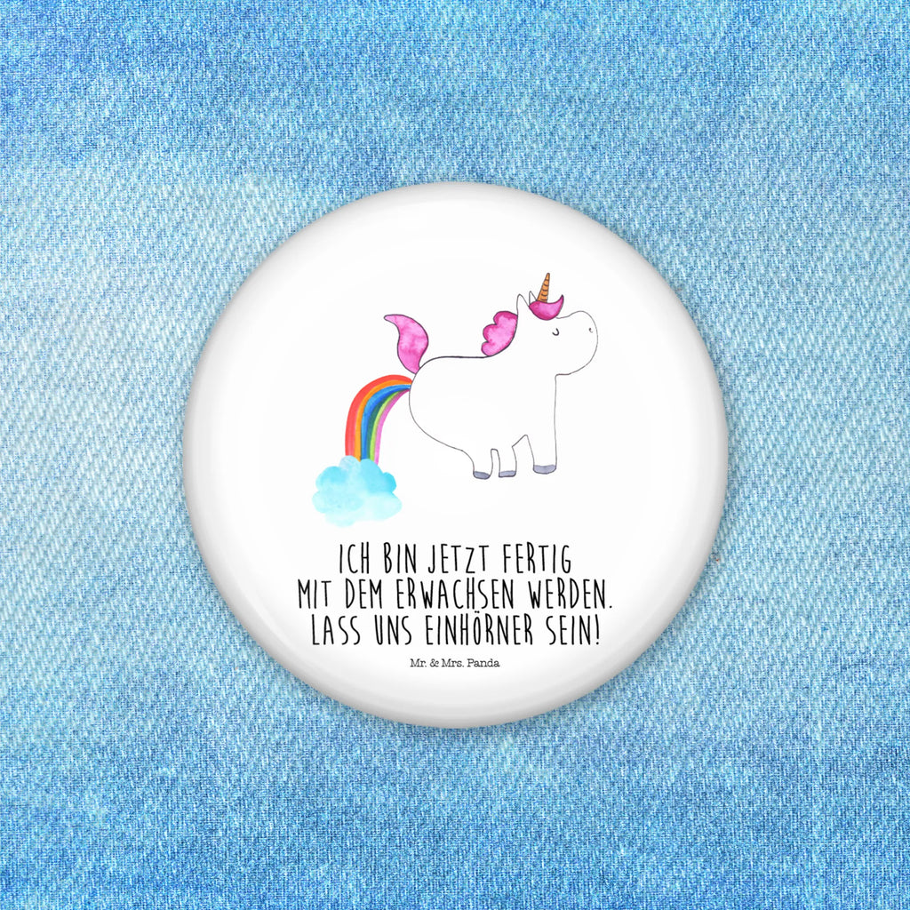 Button Einhorn Pupsend 50mm Button, Button, Pin, Anstecknadel, Einhorn, Einhörner, Einhorn Deko, Pegasus, Unicorn, Pups, Regenbogen, Glitzer, Einhornpower, Erwachsenwerden, Spaß, lustig, Freundin