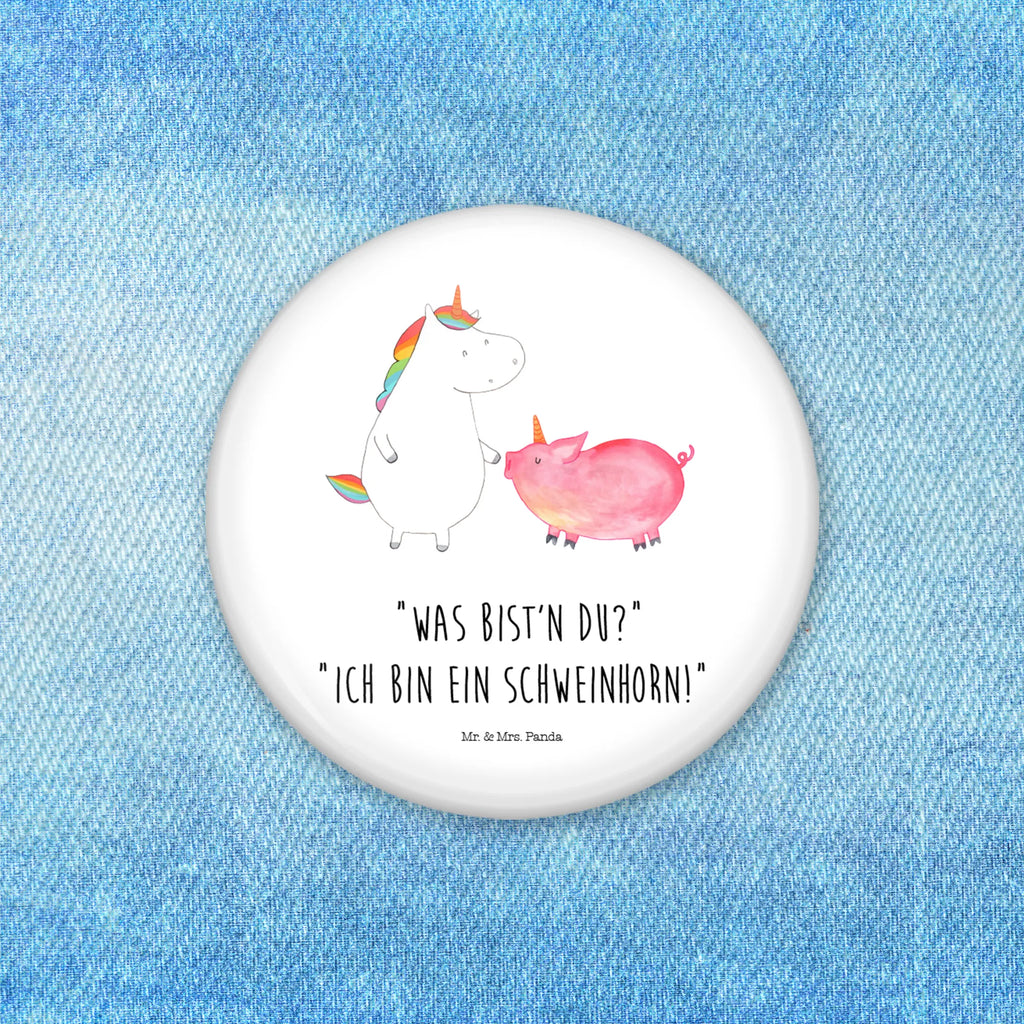 Button Einhorn + Schweinhorn 50mm Button, Button, Pin, Anstecknadel, Einhorn, Einhörner, Einhorn Deko, Pegasus, Unicorn, Freundschaft, Schweinhorn, Schwein, Freundin, Schweinchen