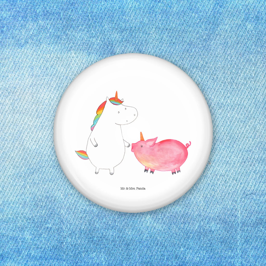 Button Einhorn + Schweinhorn 50mm Button, Button, Pin, Anstecknadel, Einhorn, Einhörner, Einhorn Deko, Pegasus, Unicorn, Freundschaft, Schweinhorn, Schwein, Freundin, Schweinchen