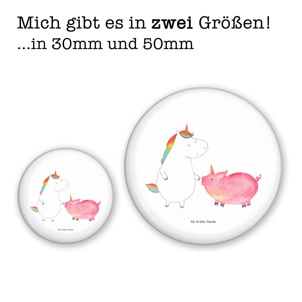 Button Einhorn + Schweinhorn 50mm Button, Button, Pin, Anstecknadel, Einhorn, Einhörner, Einhorn Deko, Pegasus, Unicorn, Freundschaft, Schweinhorn, Schwein, Freundin, Schweinchen