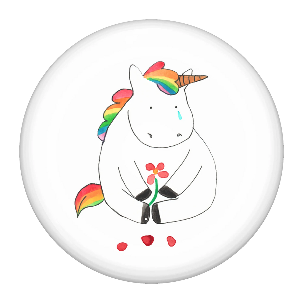 Button Einhorn Traurig 50mm Button, Button, Pin, Anstecknadel, Einhorn, Einhörner, Einhorn Deko, Pegasus, Unicorn, Glitzer, Trösten. Freundschaft, Freunde, Liebe, Trauer, Grußkarte, Blume