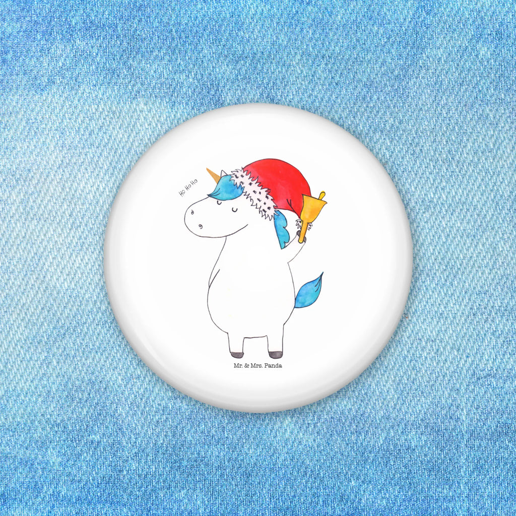 Button Einhorn Weihnachtsmann 50mm Button, Button, Pin, Anstecknadel, Einhorn, Einhörner, Einhorn Deko, Pegasus, Unicorn, Gin, Schokolade, Schoki, Weihnachten, Weihnachtsmann, Nikolaus, Wunschzettel, Wunschliste, Feenstaub